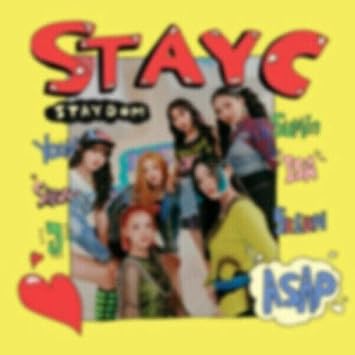 STAYC STAYDOM 2nd single Album. CD+72p Photo Book+1ea Photo Card +1ea Post Card+1ea Sticker+1ea Stayc Official Fragrance Card K-POP SEALED+TRACKING CODE