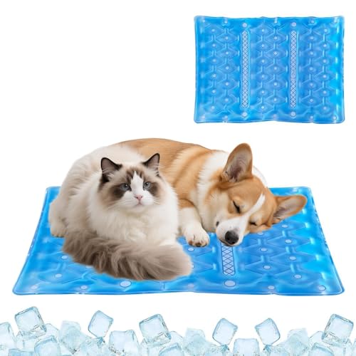 Fuuxtci Alfombrilla de refrigeración para perros | Cojín de silla para el verano | Alfombrilla de refrigeración para silla de oficina | para mascotas, mujeres, adultos y deportistas, oficina en casa