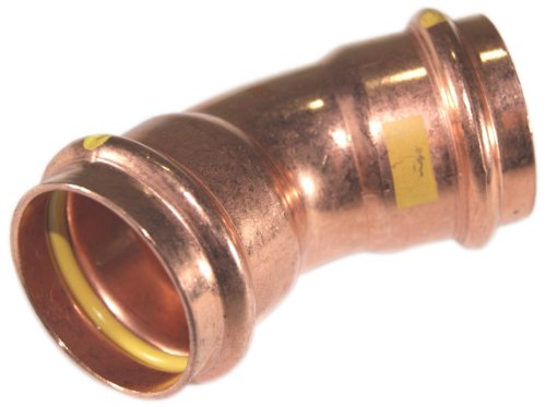 Coude 45 Viega Profipress raccord cuivre de 35mm pour tube de chauffage