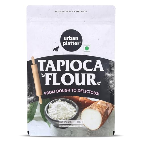 Image of Urban Platter Tapioca Flour, 500g (Neutral Taste | Ideal for Baking, Thickening, and Crisp Batters | Pantry Essential)