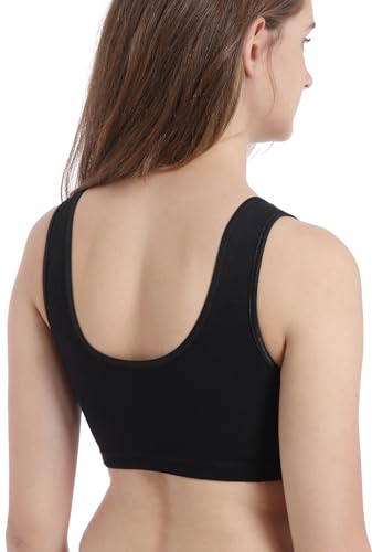 Image of CAKYE 3 Pack Maternity Nursing Sleep Bra Breastfeeding Cotton Bralette