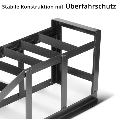 STAHLWERK Auffahrrampe GT-14 ST 2er Set mit 2 Tonnen Tragkraft Auffahrbock | Auto-Rampe | Pkw-Rampe | Kfz-Bock