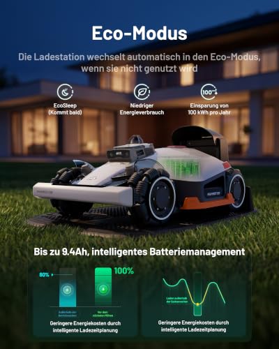 Mammotion LUBA 3 AWD 1500 Mähroboter+Reinigungsständer, Empf.1500m² – Ansicht 6