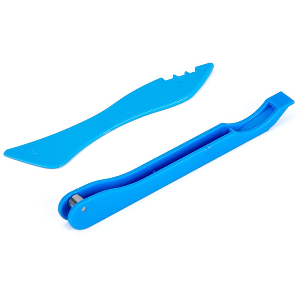 DICOSMETIC 2Pcs 7/32 Inch Copper Foil Hand Foiler for Stained Glass Hand Foiler Tool Kits Plastic Stained Glass Foil Tool Copper Foiling Hand Tools for Stain Glasses DIY, Royal Blue-image-39