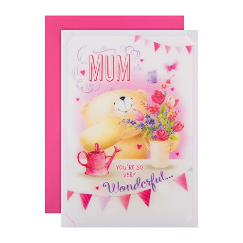 Hallmark Birthday Card for Mum - Lenticular Board 'Forever Friends' Design