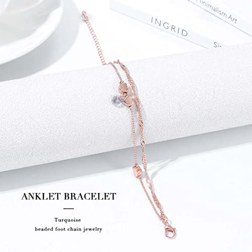 Chaioe Boho Cavigliera a strati Cavigliera a cuore...