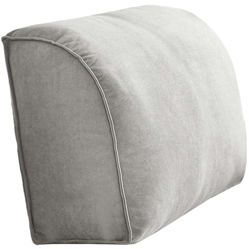 seokor Coussin de Dossier Canapé 60x45x20cm Lecture Coussin Tete de Lit 70x45cm Confortable Oreiller Traversin de Soutien Dorsal et Lombaire Housse Amovible pour Lit Ou...