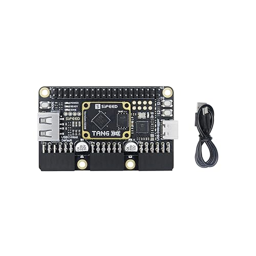 Image of Sipeed Tang Primer 25K GW5A FPGA Development Board, 64Mbits Linux RISCV Single Board Computer, with MIPI 2.5Gbps Ethernet PMOD Port for FPGA Education, Support SDRAM HDMI Camera Module (Basic Dock)
