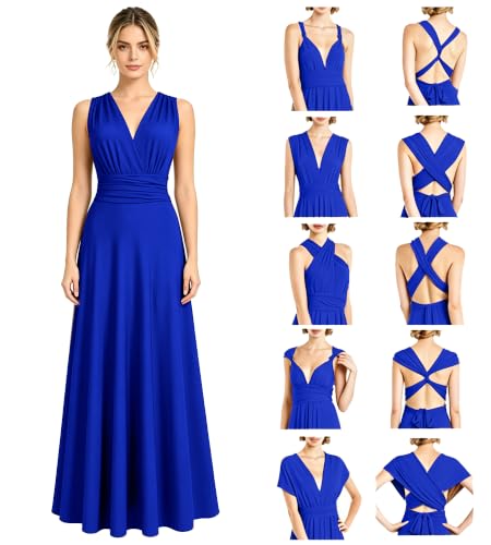 Neteson Mujer Vestido de Noche Largos Elegante Vestido Invitada Boda Fiesta