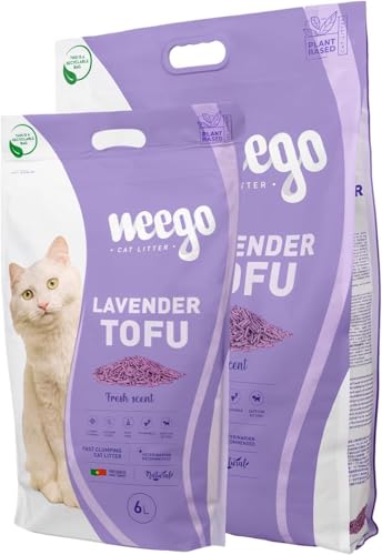 Weego Cat Litter Lavender Tofu 18L (2 Unit Pack)