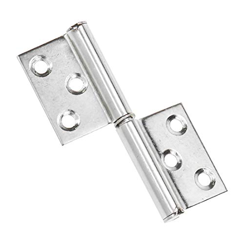 Lc Lictop 2.5 Inch 3 Hole Flag Hinge Lift Off Detachable Stainless Steel Hinges 4 Pcs #TOP2
