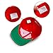 Adjustable Bubba Gump Baseball Cap Shrimp Co. Embroidered Hat (Red) (Flat Brimmed)