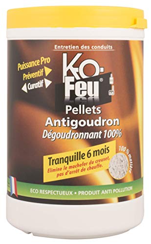 K-OFEU - Pellets anti goudron - Élimine cendres et goudrons - Prévient les pannes - Effet choc -...