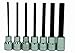 Williams WSBS-7LRC 7-Piece Long Hex Bit Socket Set