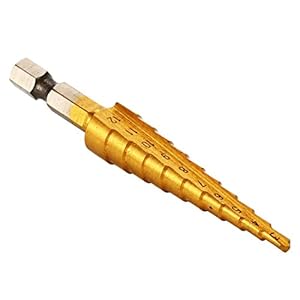 Steowsey Metall Stufenbohrer Titanium Bit 3-12mm