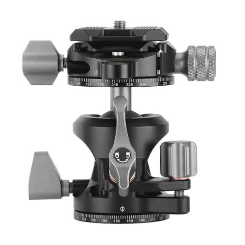 Rótula de bola Vanguard LBP-45S de perfil bajo para trípodes estables 3