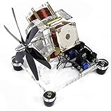 Motor sin escobillas Motor Hall - Motor Cepillado con aspas de Ventilador, 12V / 5W, decoración de tecnología de Regalo Creativa, Juguete de física Decoración de Escritorio Regalos de Arte