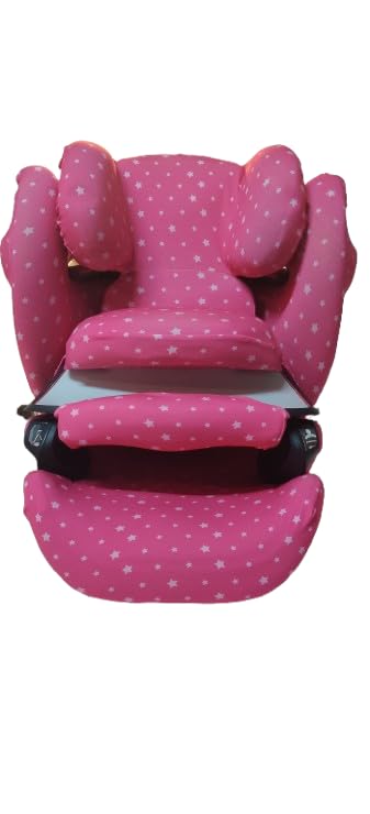 moon-bebe Cover Compatible with Cybex Solution M, Solution Fix (Pink) - Image 4