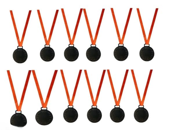 Swastik Enterprises 2 Inch Bronze Medal for School COMPETETION Medals/Sports for Any Event/Throw Ball Medals (Set of 12 Pcs)-picture-28