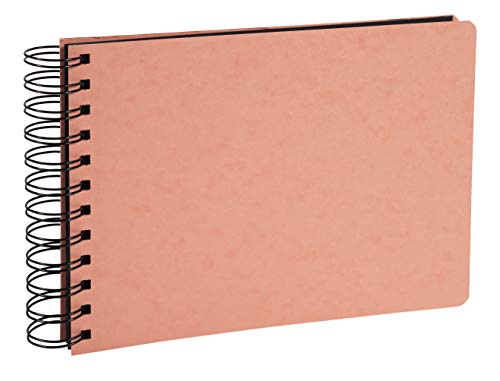 Exacompta 16560E Premium Fotoalbum AQUAREL mit 50 schwarzen Seiten. Perfektes Fotobuch zum selbstgestalten inklusive Kristallbox 1 Stück Zufallsfarbe