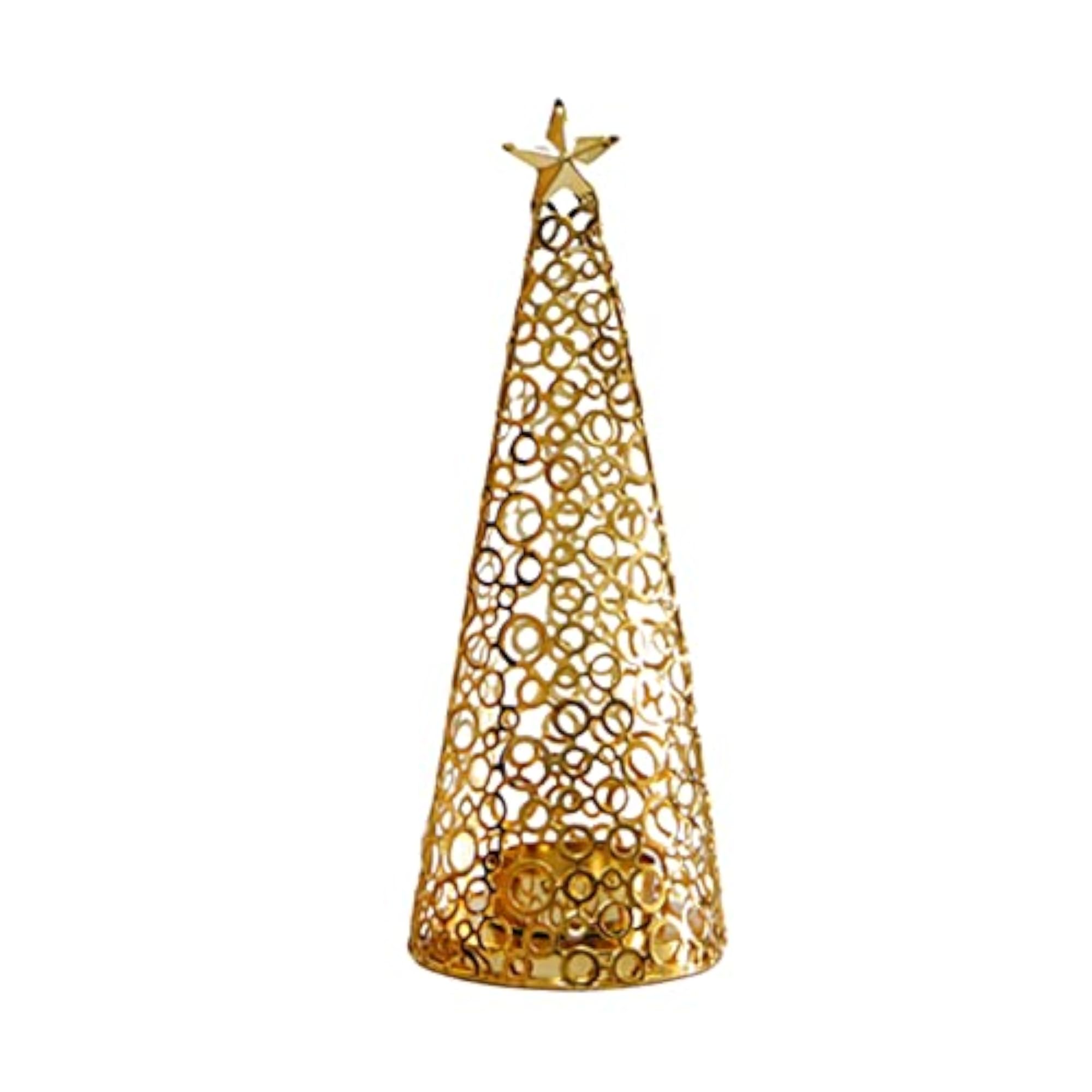 Iron Christmas Tealight Candle Holder for Desktop
