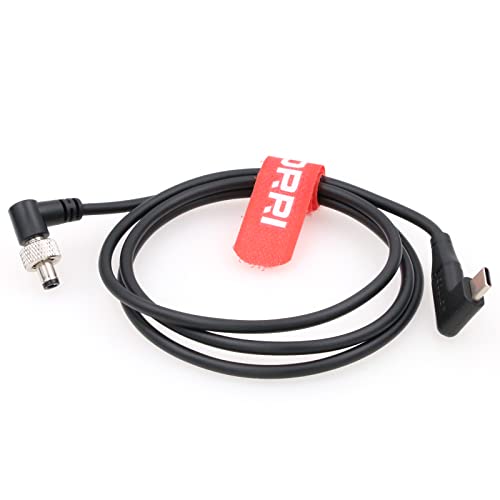 Câble d'alimentation coudé DC 5.5mm anti-déconnexion pour éviter les pannes de moniteur