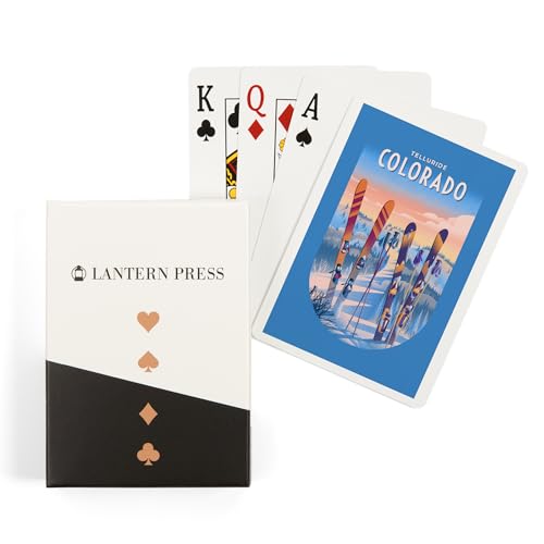 Lantern Press Telluride, Colorado, Baraja Póker 52 Cartas