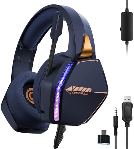 Auriculares para Juegos PS5 PS4 Switch 2 Xbox PC Mac con micrófon...