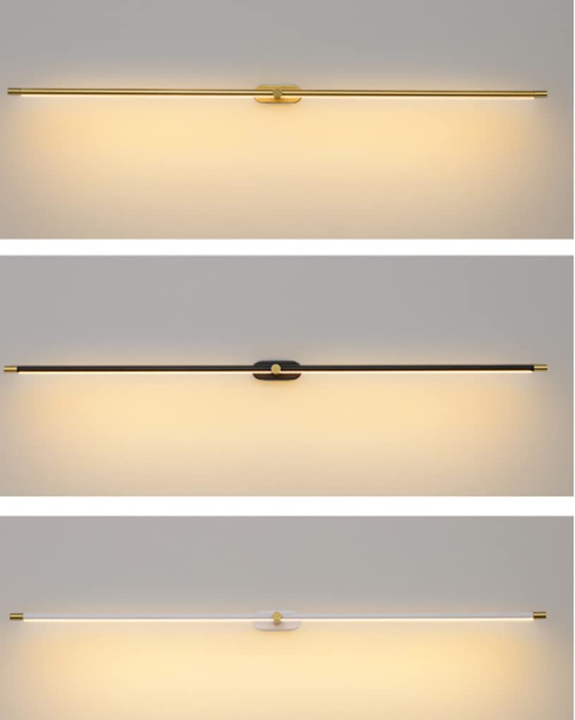 Lampada LED Per Specchio Da Bagno 63 Cm, 12W, 4500K Luce Neutra, Impermeabile E Facile Da Montare – Design Americano In Ferro E Acrilico