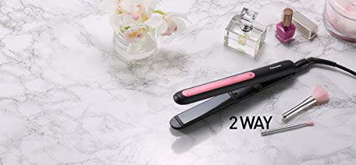 Image of Panasonic EH-HV21-K62B Keratin & Coconut Oil Infused Hair Straightener (Black)