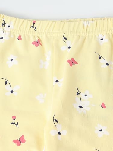 Image of Max Girl's Slim Fit Cotton Printed Leggings
