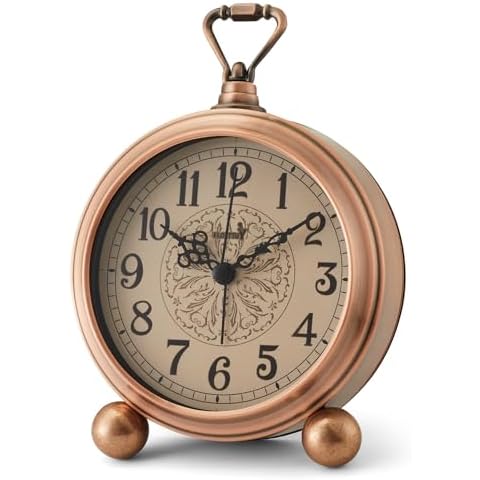 FLOITTUY 4.5" Silent Retro Alarm Clock Cover
