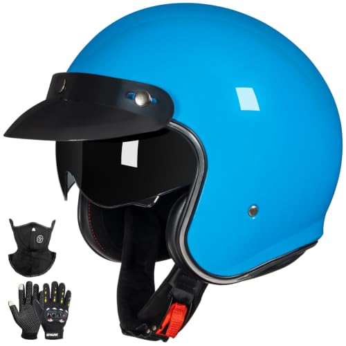 Helmelkin Retro 3/4 Open Face Helmet