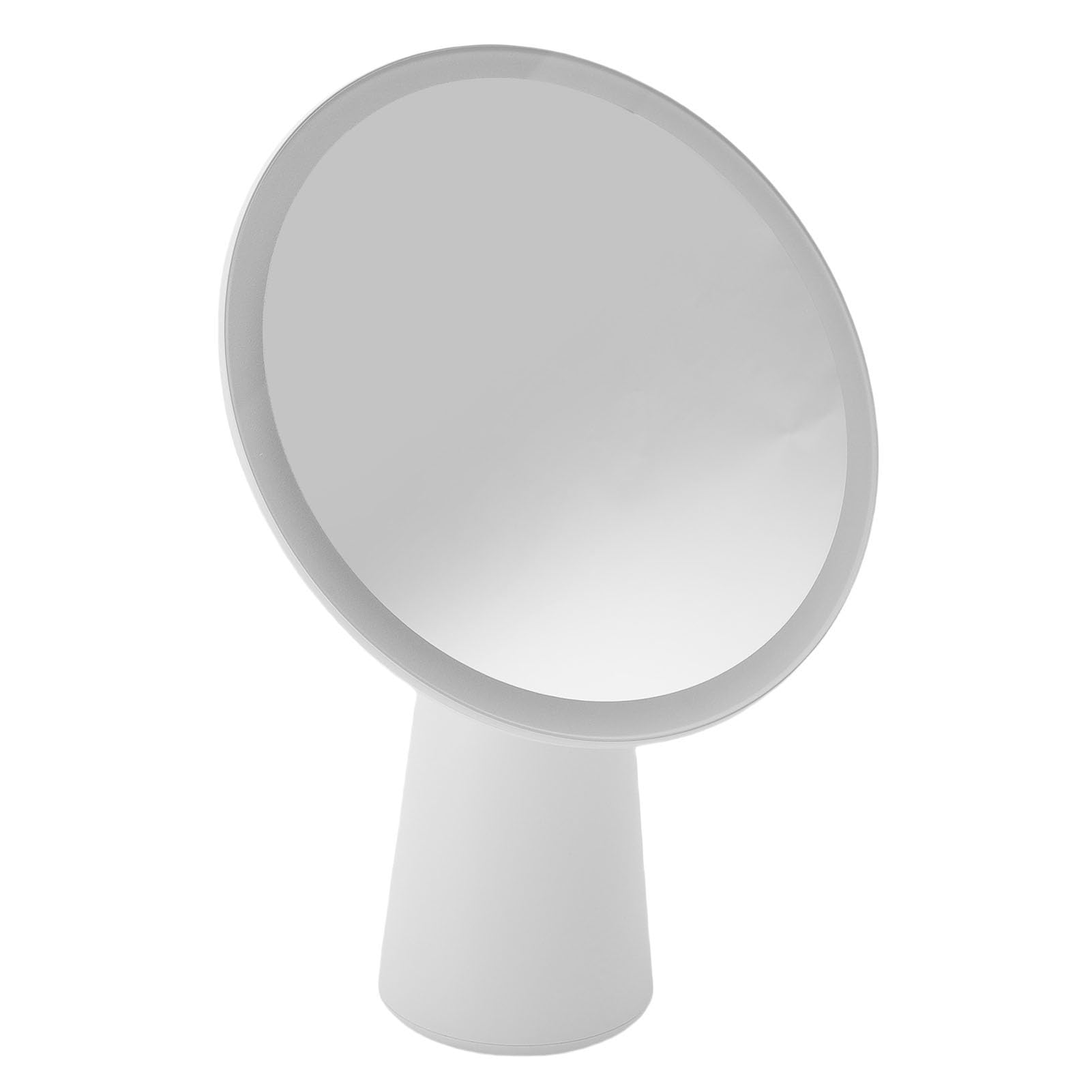 Tragbarer LED-Schminkspiegel 7,6 Zoll Touch Control |Sonnenschutz-Testspiegel mit Wiederaufladbarem Typ-C-HD-Bildschirm Zur Überprüfung der Sonnenschutzanwendung, Tragbarer Reisespiegel,