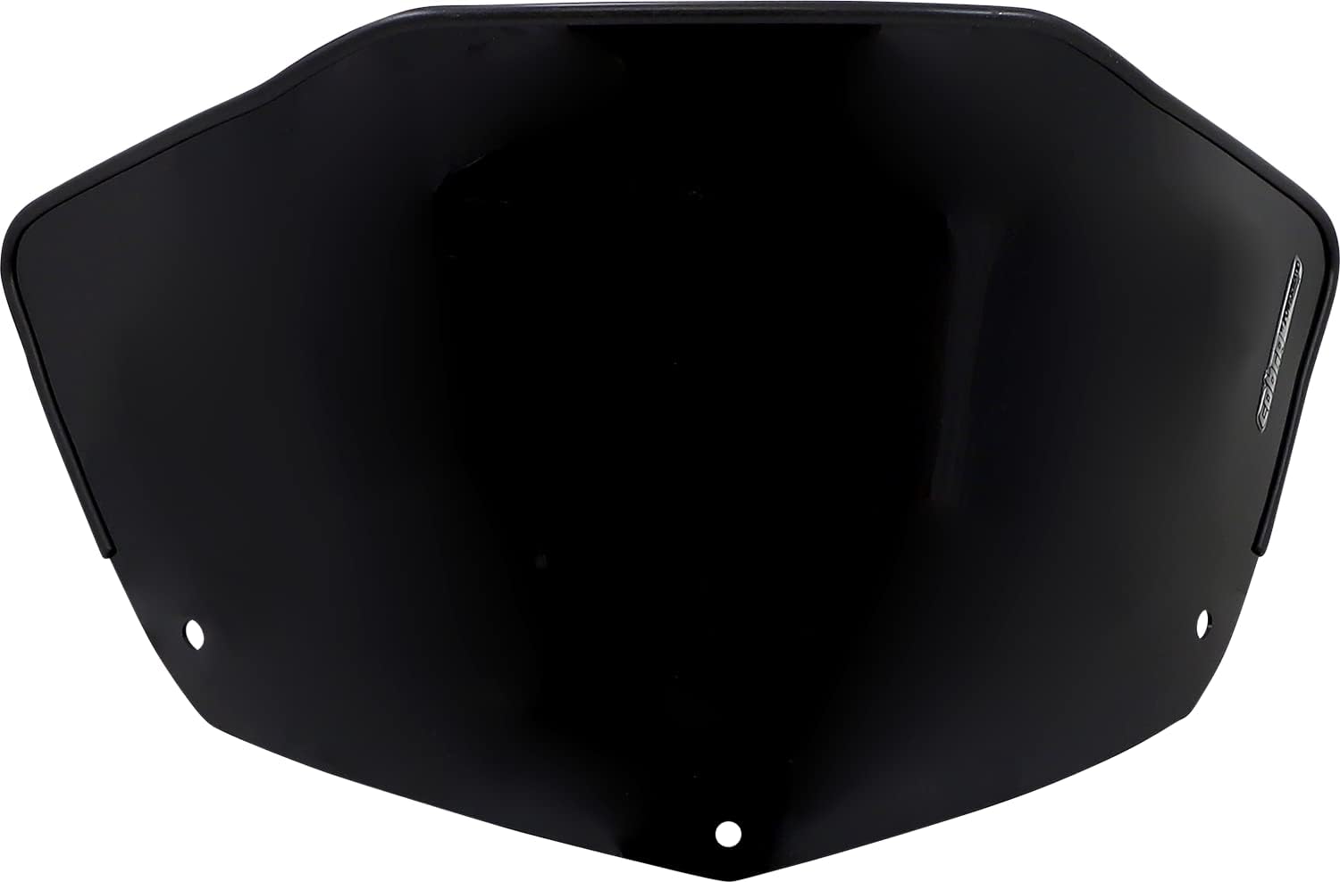 PowerMadd 13042 Cobra Windshield for Ski Doo Rev Fairing Mount - Tinted with black edge - Tall height