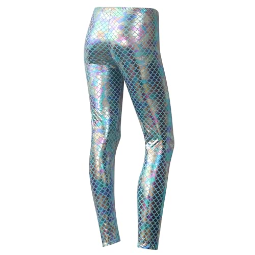 Legging d'écailles de sirène Wildarms premium imprimé poisson - 6