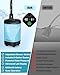 Portable shower for camping, 6000mAh Camping Shower with LED Display, Camp Shower with 5 Gallons Collapsible Bucket, portable camping shower with 3 Spray Modes for Hiking, Travel, Car, Pet