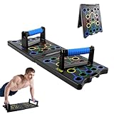 Planche push-up pliable 24 en 1 multifonction - Appareil d'entraînement à la maison - Appareil de musculation brûlant les graisses pour un entraînement efficace des épaules, de la poitrine, du dos et
