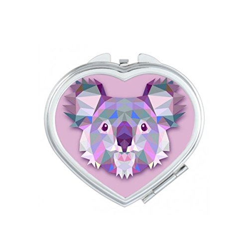Petit miroir de main koala pour corriger son maquillage discrètement