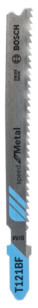 Bosch dekupaj testere bıçağı T 121 için BF, Speed metal, 25-Pack, 2608636703