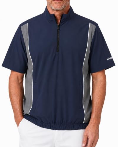 Kallspin Men's Short Sleeve Windbreaker