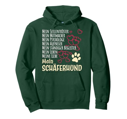Bekleidung Hunde Besitzer Spruch Geschenk Schäferhund Pullover Hoodie