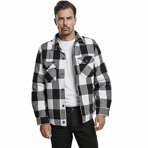 Image of Brandit Men's Lumber Jacket Black /Blue
