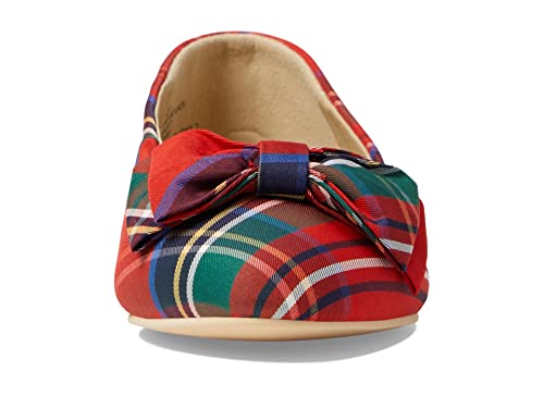 Janie and Jack Girl's Plaid Bow Flat (Toddler/Little Kid/Big Kid)2
