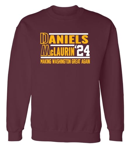 Jayden Daniels Terry McLaurin Washington 2024 Crew Neck Sweatshirt