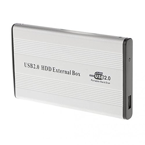 2X USB2.0 HDD Hard Drive External Enclosure 2.5" IDE PATA HDD Case Gray-image-26