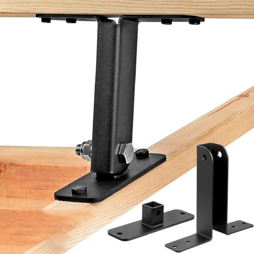 Support de toit de terrasse réglable pour corriger la pente de pergola - 6