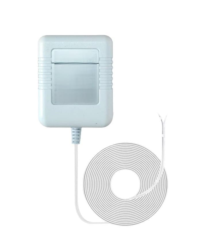 AC 24V Transformer, C-Wire Adapter, Compatible with All Versions of Ring Doorbell and Thermostat, 315" Long Cable