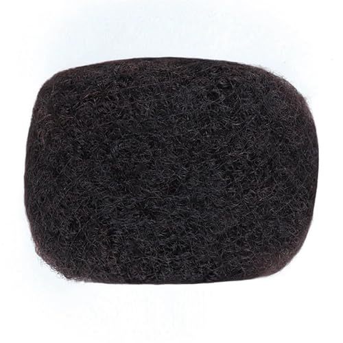 Loceast 100% Real Human Hair Loc Extensions Can Be Dyed Bleached Curled,black,8inch