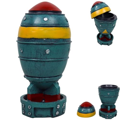 Hyelntu Fallout Mini Nuke Statue Resin Nuclear Bomb Box Figure Merch Decor